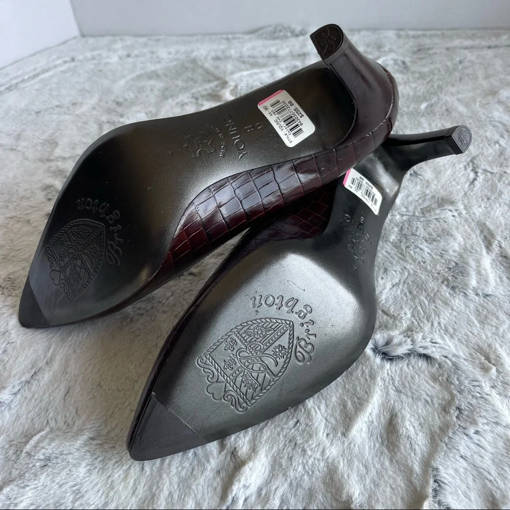 New Brighton Crocodile Style Hi Heels Lady’s Shoes size 8 - Picture 8 of 16